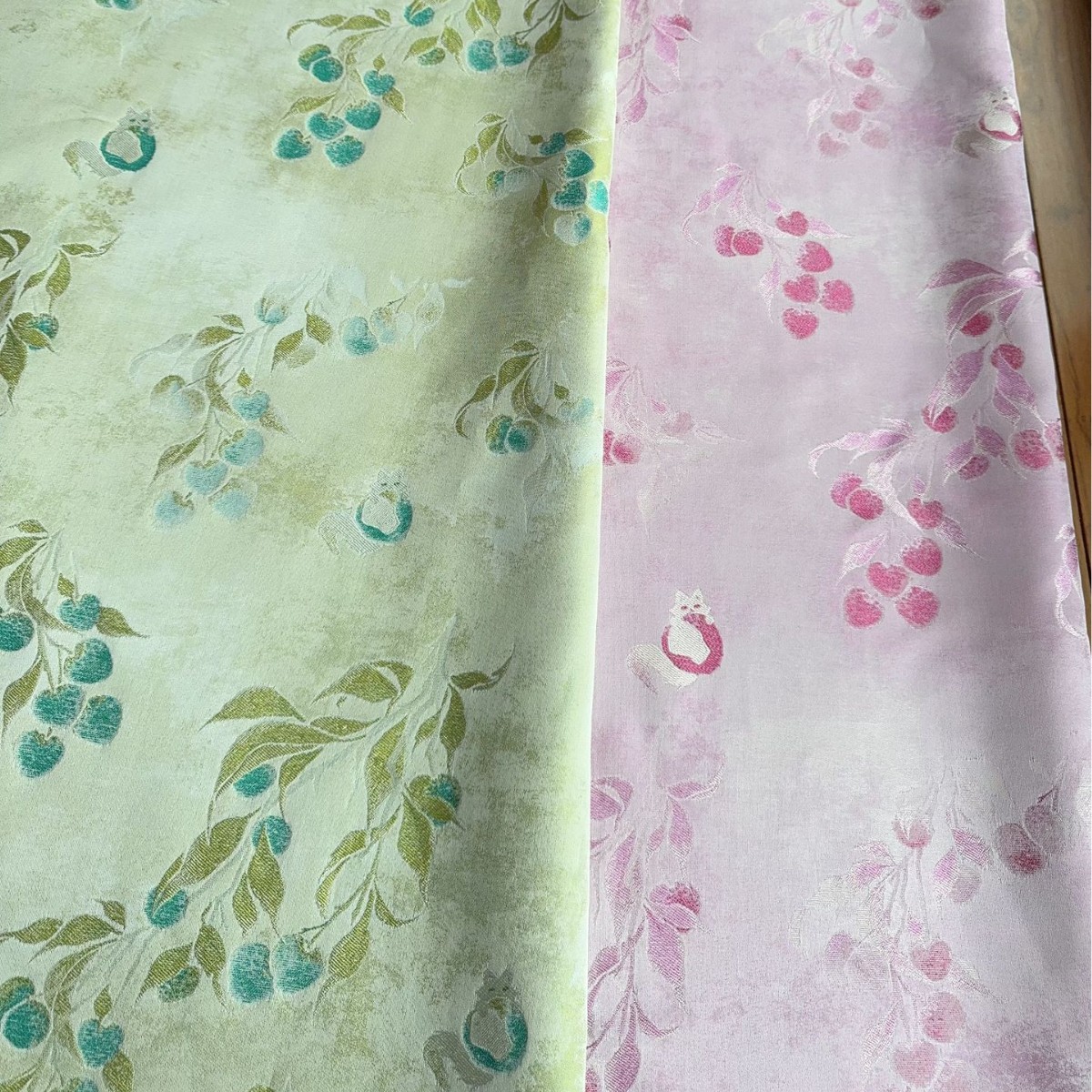 荔枝松鼠色织国风提花面料 柔软春夏衬衫连衣裙女装童装面料