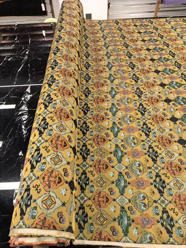 【对鹿纹】全真丝唐锦140门幅43姆米 半米链接 不退货