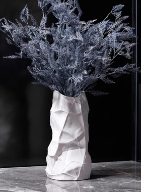 样板间轻奢软装搭配办公室桌面杂志架北欧花瓶首饰盒托盘组合摆件