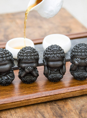 摆件中式茶室书房铸铁摆件铁粉