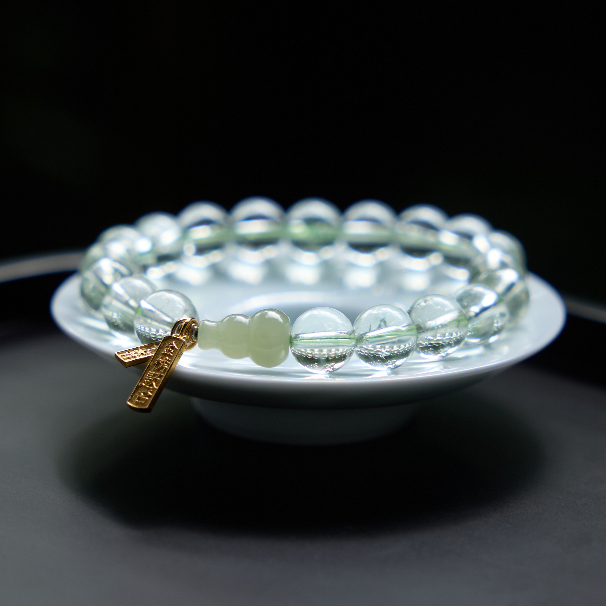 习得冰透体绿水晶7A净体天然水晶