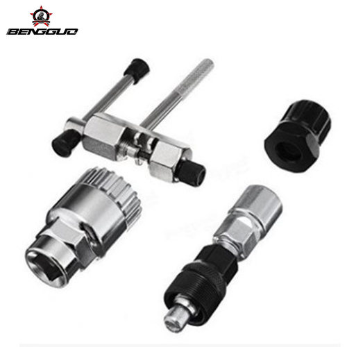 探野者多功能拆卸牙盘工具拉马自行车修理工具中轴工具曲柄拆除器