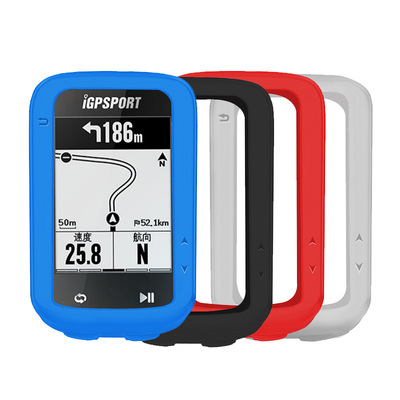 适用BSC200/300码表保护套GPS码表硅胶防水防摔彩色套送高清贴膜