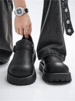 Boken men's shoes 2026 New Autumn retro Casual versatile big Toe shoes, thick-soled large size Derby shoes for teenagers thumbnail 8