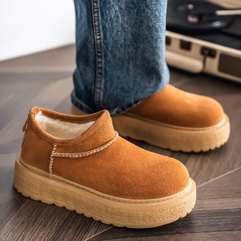 雪地靴男冬季懒人一脚蹬加绒加厚保暖面包鞋零下40度防寒防寒棉鞋,流行男鞋,时尚雪地靴,淘宝优惠券,粉丝福利购,淘宝优惠卷