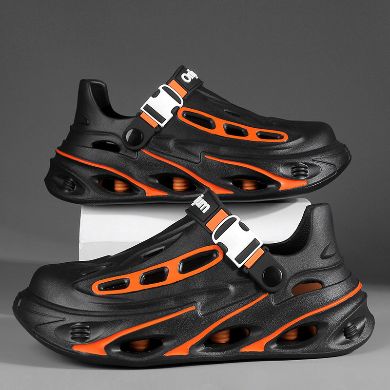 KFT脚王雨鞋男款防水防滑雨天水鞋包头洞洞鞋外卖骑手专用轻便钓