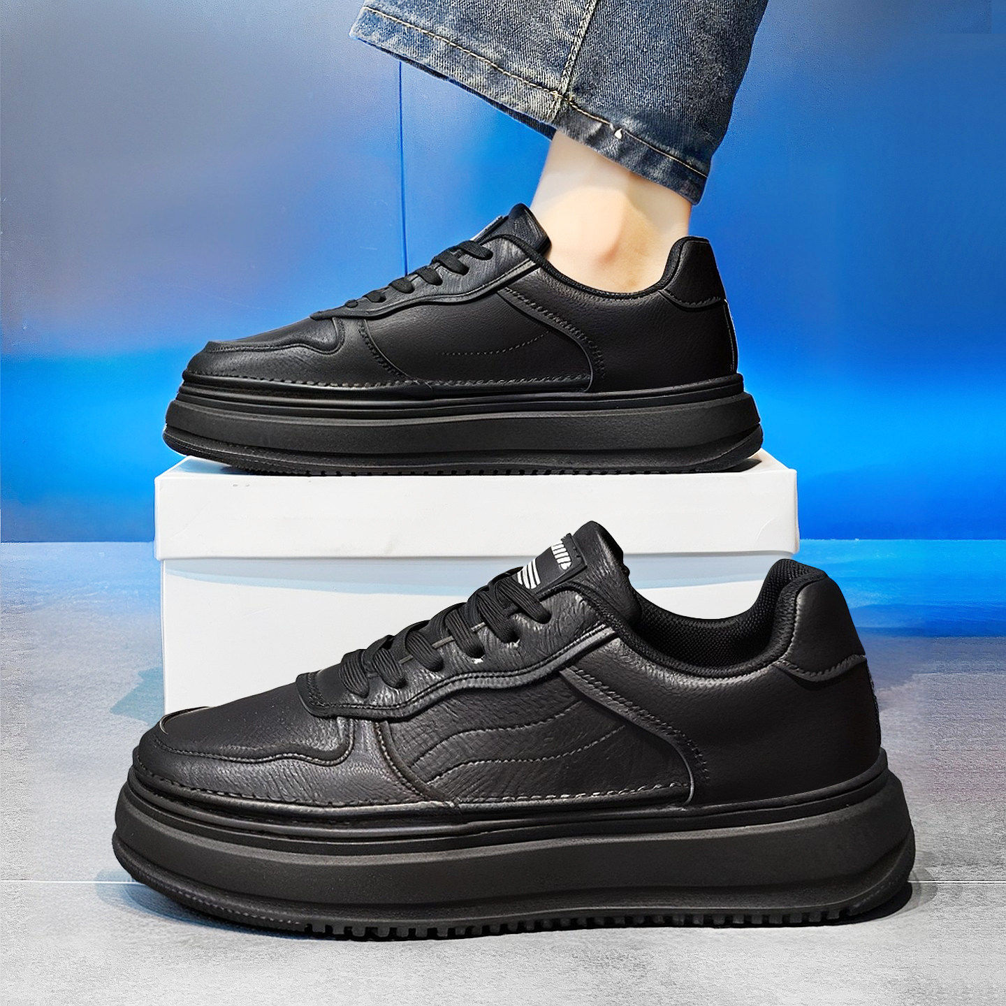 厨师鞋男款2026新款春季防水防油厨房工作上班劳保板鞋黑色休闲鞋,流行男鞋,单鞋,淘宝优惠券,粉丝福利购,淘宝优惠卷