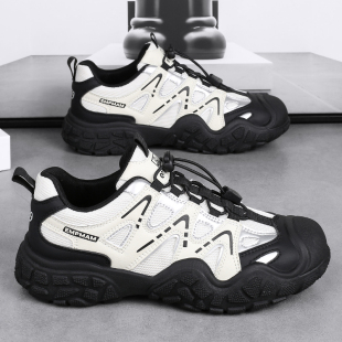 男士 春季 户外登山鞋 防水防滑徒步鞋 男鞋 耐磨旅游运动潮鞋 2026新款