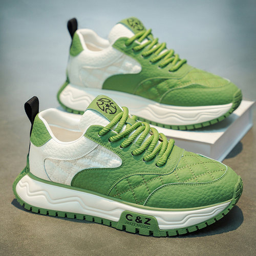 男鞋2025新款冬季潮牌高级感休闲运动鞋男士厚底增高阿甘老爹潮鞋