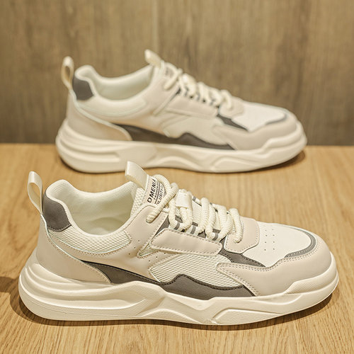 男鞋2025新款冬季潮牌高级感百搭休闲板鞋男士小白鞋软底运动潮鞋