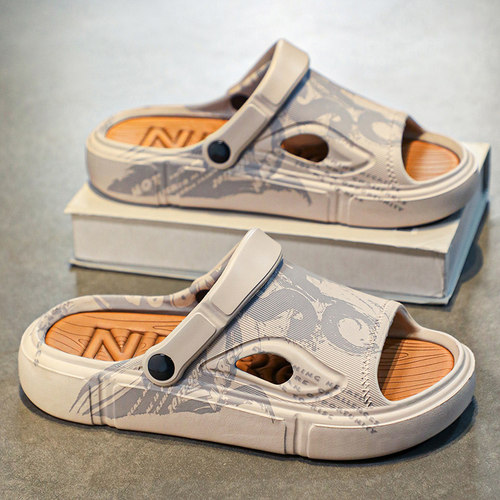 凉鞋男款夏季外穿防滑踩屎感大码46男士户外开车运动沙滩两用凉拖