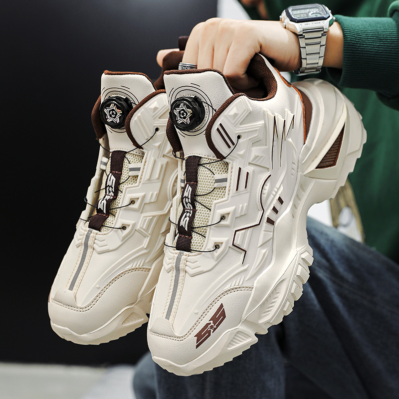 莆田男鞋冬季百搭加绒棉鞋青少年跑步防滑运动鞋休闲增高老爹潮鞋