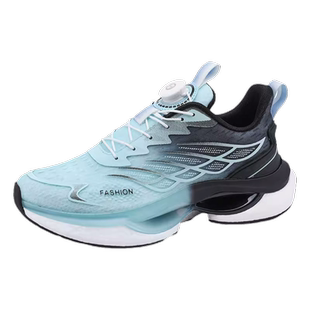 青少年运动鞋男冬季鞋子加绒旋转纽扣跑鞋大码减震休闲鞋莆田男鞋