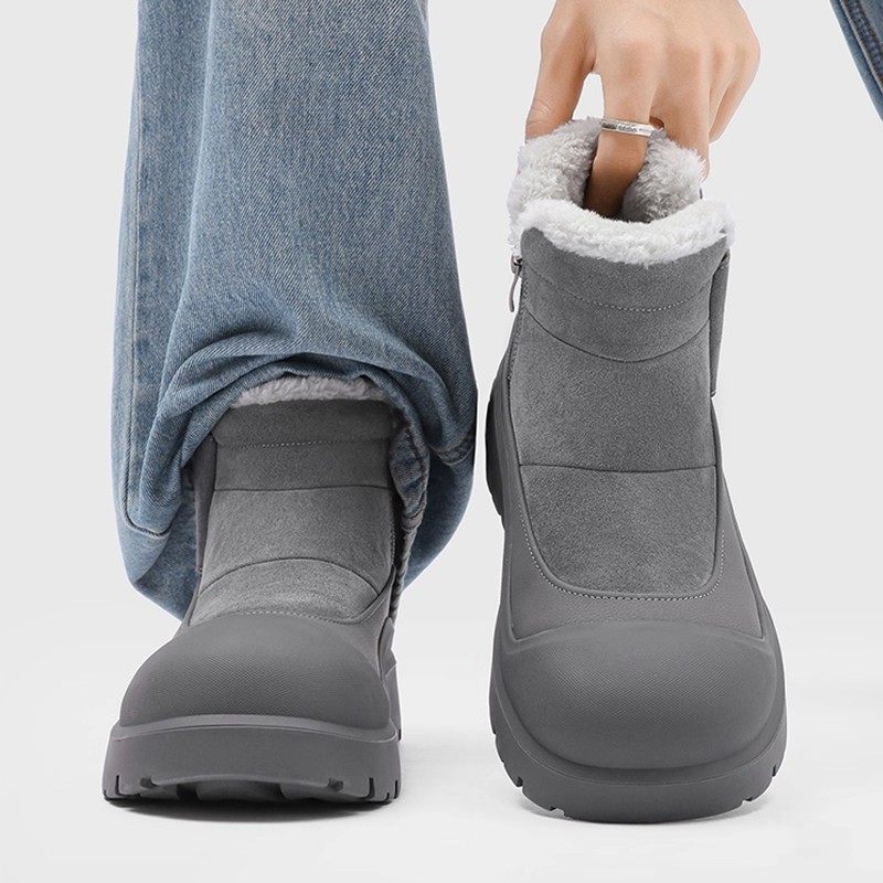 雪地靴男2025新款冬季加绒保暖男士户外防寒高帮大码46东北大棉鞋,流行男鞋,时尚雪地靴,淘宝优惠券,粉丝福利购,淘宝优惠卷