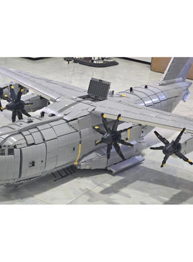 兼容某高MOC-156206巨型军事飞机战舰积木高难度拼装模型星球大战