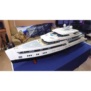 MOC超级游艇大型舰艇游轮巨型大型高难度组装积木成人号积木
