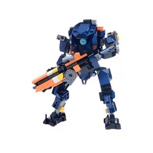 兼容某高MOC-164197泰坦陨落2泰坦离子先锋机甲创意玩具积木模型