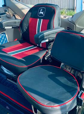 约翰迪尔拖拉机坐垫套6M2104/6E1504/6B1404/6B1204全包围座椅套