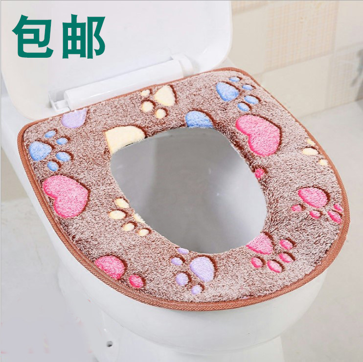 马桶垫家用粘扣式马桶套加厚坐便套通用马桶贴坐垫圈防水马桶圈垫