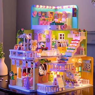 2025新款女孩系列房子别墅积木城堡小屋适用乐高益智拼装玩具礼物