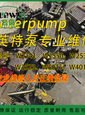 英特高压柱塞泵专业维修售后W2141W1550W2535W3523W5015W4018系列