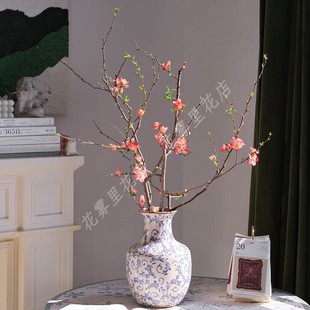 海棠花鲜花粉色水养枝条插花带刺有花苞新鲜真花顺丰包邮年宵花