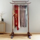 2025新中式 挂衣架婚纱展示中岛架衣帽收纳龙门陈列 落地衣帽架女装