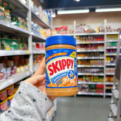 香港购 美国进口skippy四季宝粗颗粒花生酱火锅底料蘸料吐司抹酱