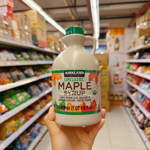 香港购 加拿大进口kirkland maple syrup可兰枫叶树糖浆枫糖浆1升