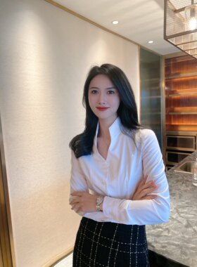 新款立领职业气质修身显瘦工装