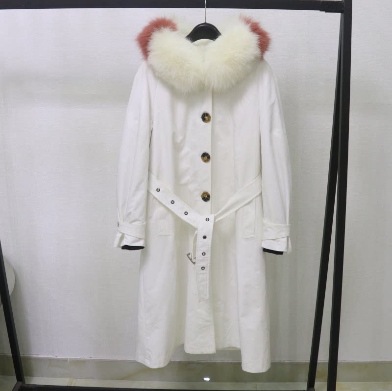 派克服羽绒服女长款冬季可拆卸
