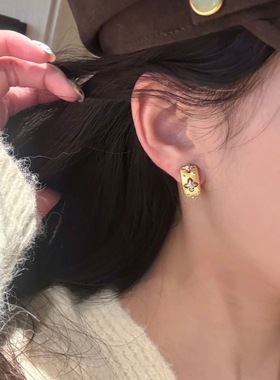 S925纯银精工高级感CNC工艺满钻柳钉戒指女几何百搭轻奢指环