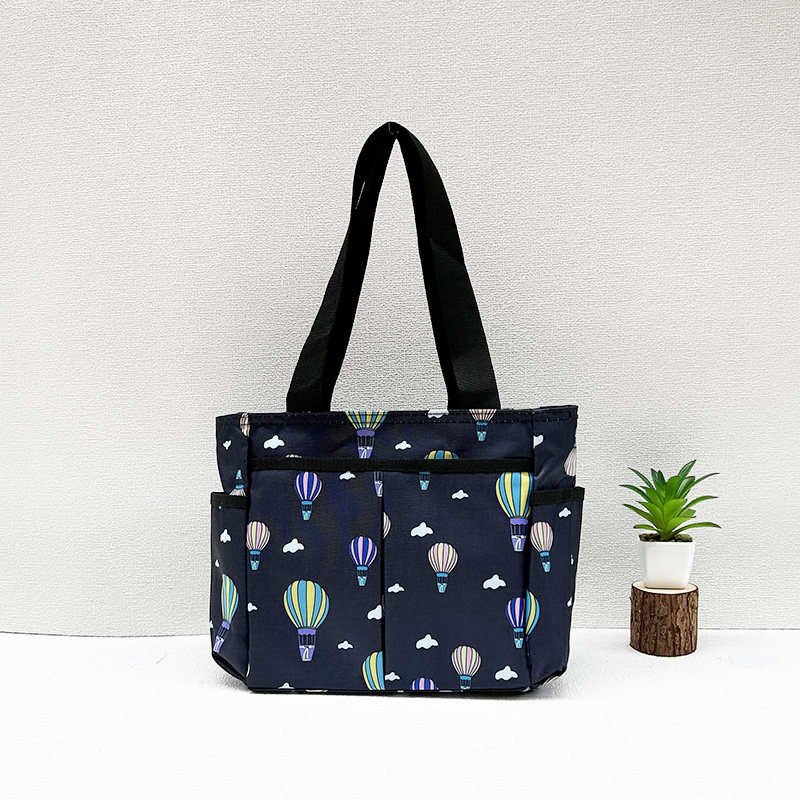 女士防水大号单肩收纳袋出门装衣服的手提包拉链款多功能妈妈包