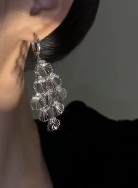 Margot手作气质夸张大耳环简约个性复古耳扣长款显脸小无耳洞耳夹