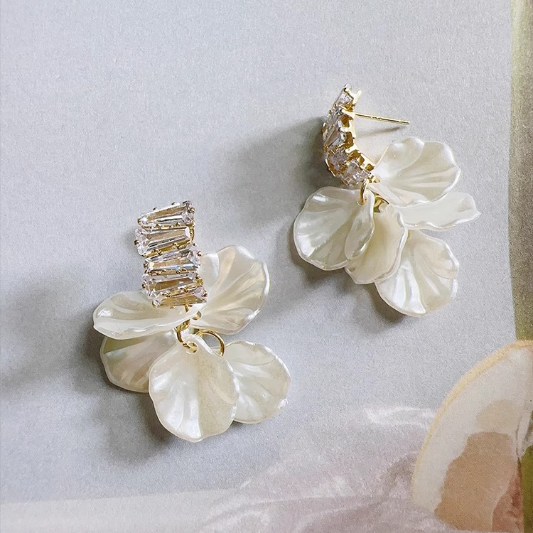 气质温柔夸张超仙清冷感小众耳钉