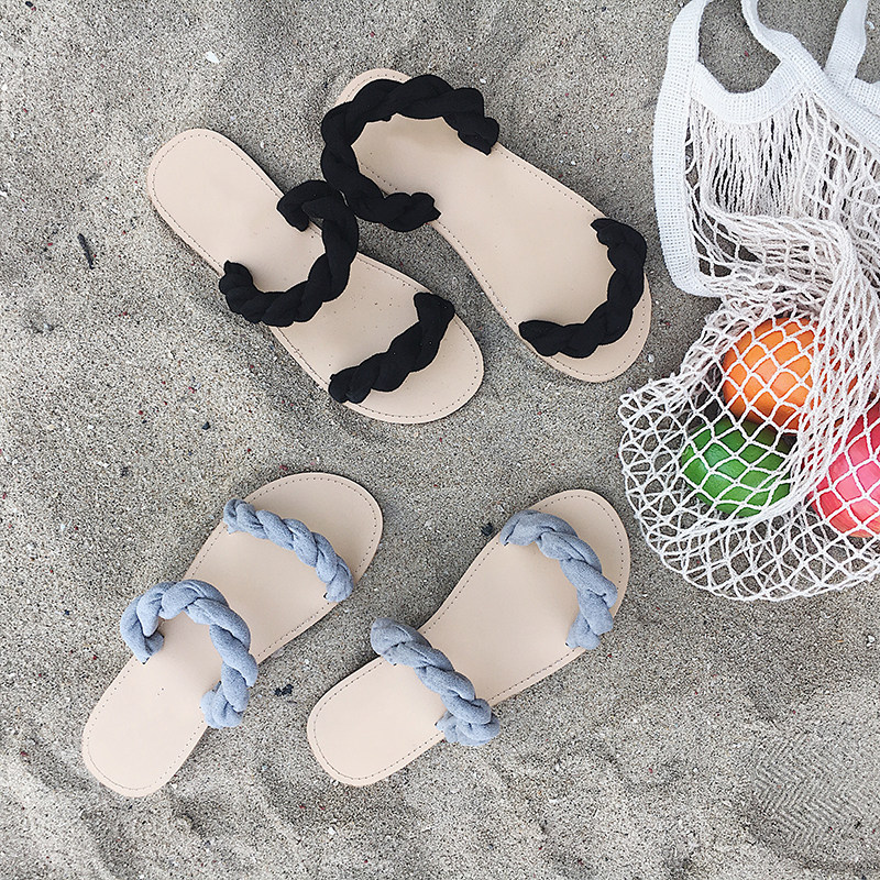 Sandales femme      en tissu - Ref 2666218 Image 5