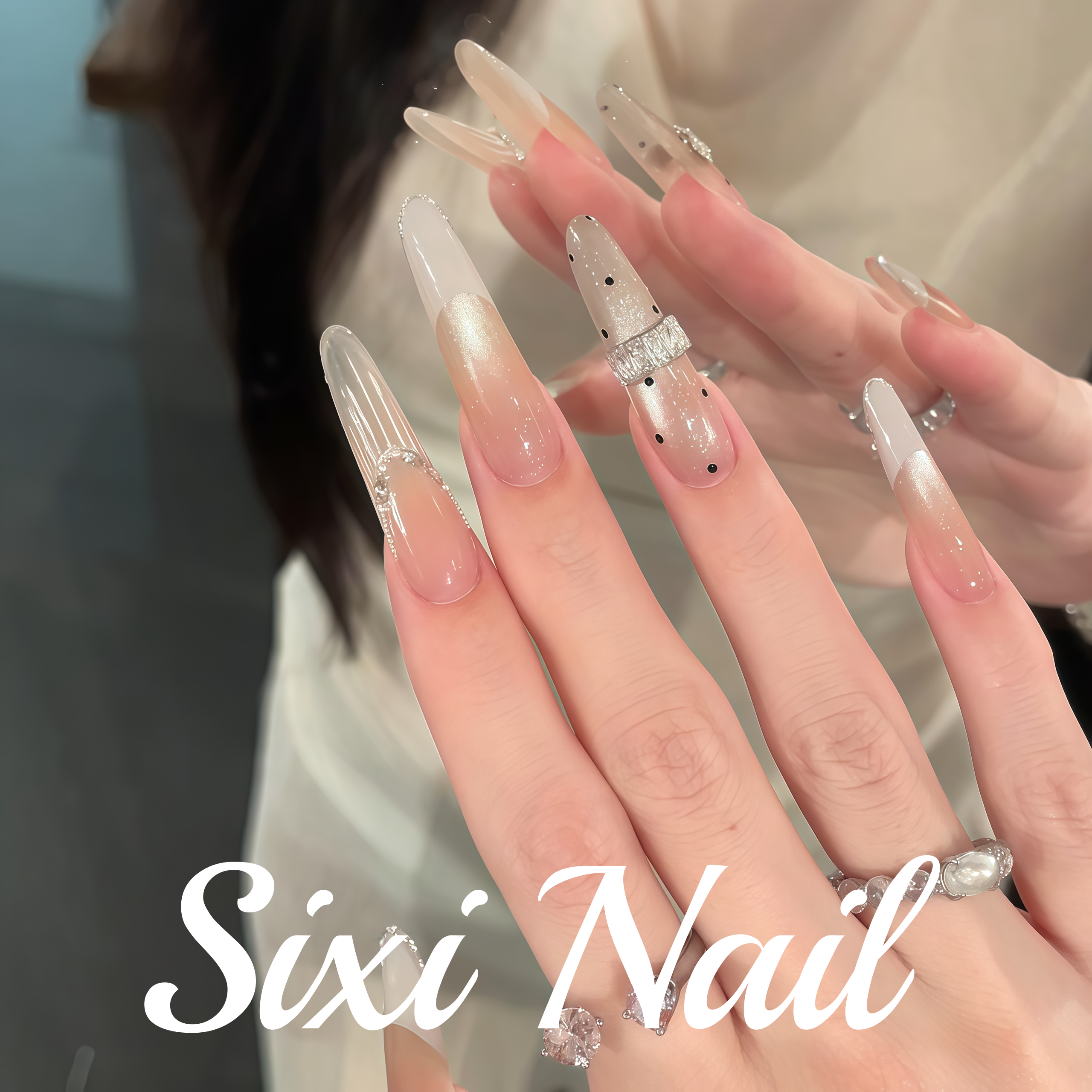 柏林少女 优雅千金美甲ins风 纯手工穿戴甲高级感显白美甲假指甲,彩妆/香水/美妆工具,穿戴甲/甲片,淘宝优惠券,粉丝福利购,淘宝优惠卷