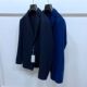 双面尼 牛角两粒扣 百搭通勤 修身 单西服 秋冬装 男士 蓝色平驳领