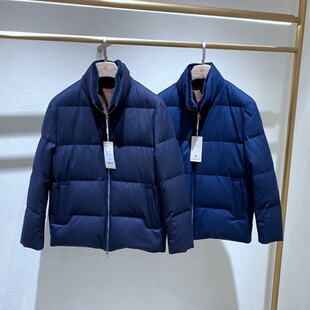 方仕25冬装水貂绒毛领VBC进口面料白鹅绒 通勤百搭休闲男士羽绒服