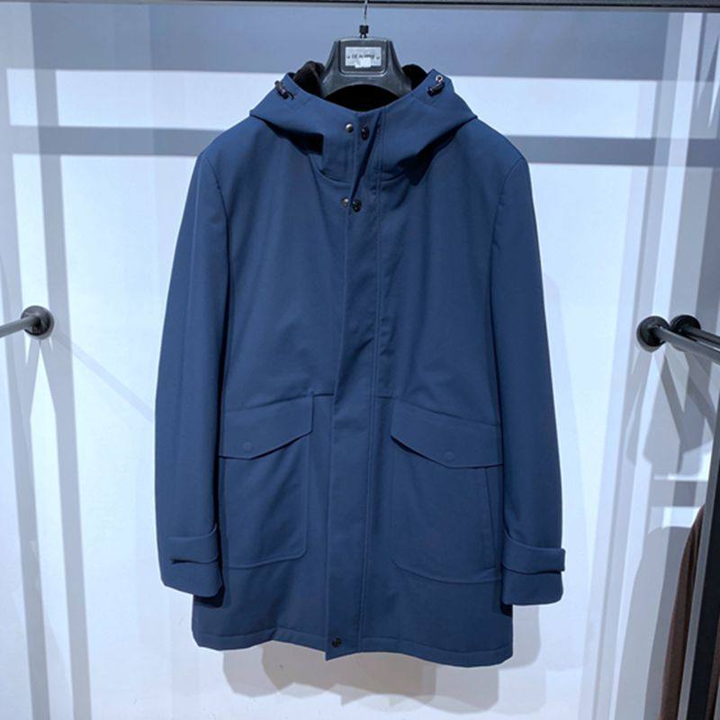 冬装 蓝色连帽拉链 貂绒可脱卸内胆 保暖 中长款男士皮草 样衣,男装,皮草,淘宝优惠券,粉丝福利购,淘宝优惠卷