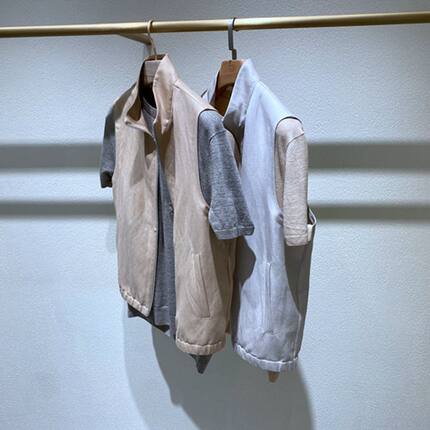 方仕 春夏薄款 两色立领双拉链 轻奢 百搭通勤休闲无里衬男士马甲