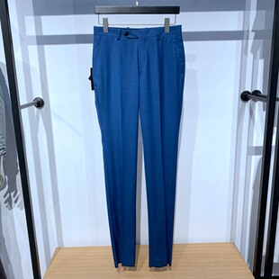 少量 凯文凯利 蓝色中腰直筒 100羊毛 VBC150支 进口面料男士西裤