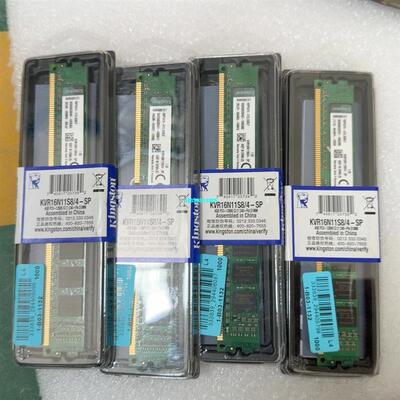 【议价】全新金士顿台式机内存条KVR16N11S8/4-SP 未拆