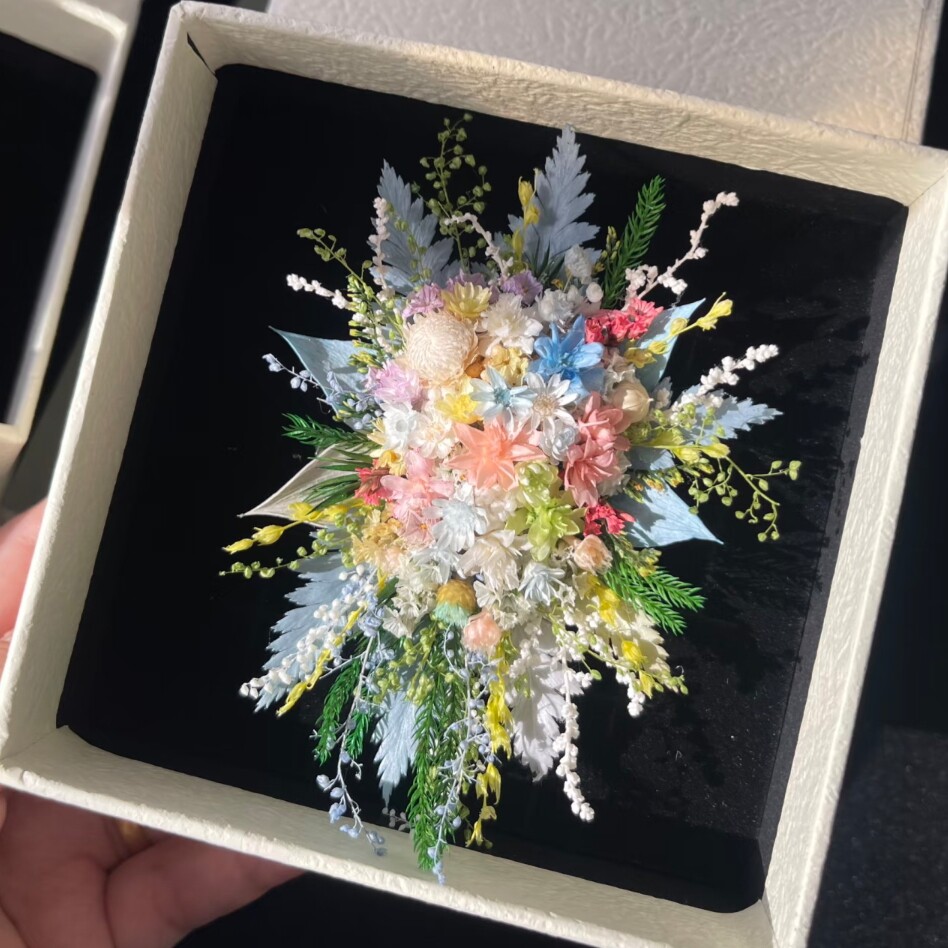 多巴胺成品设计新娘花礼物戒指花图片