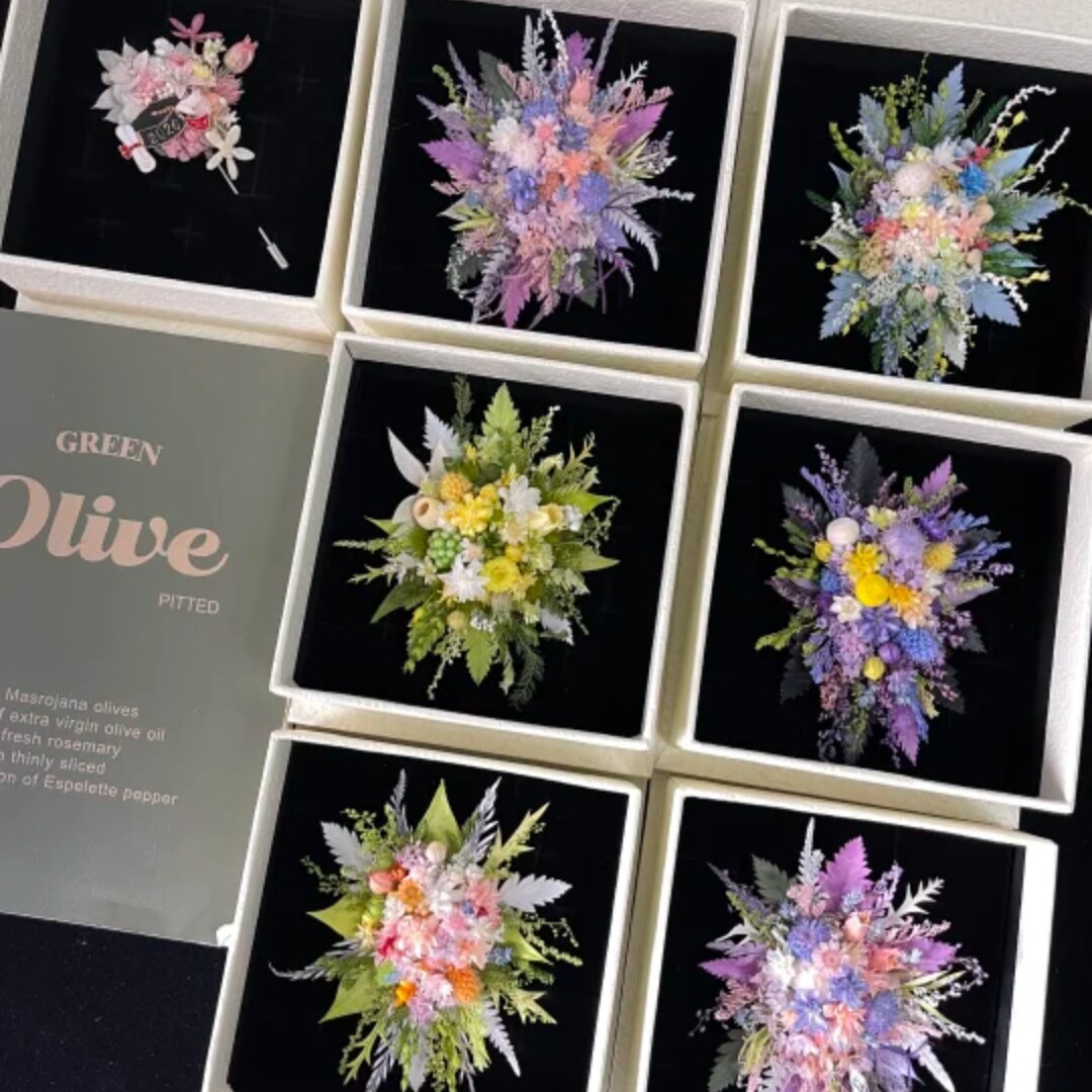 设计新娘花礼物永生花戒指成品图片