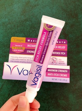 国现/美国Vagisil男性女性私处止痒膏护理洗液抑菌紫色加强版30ml