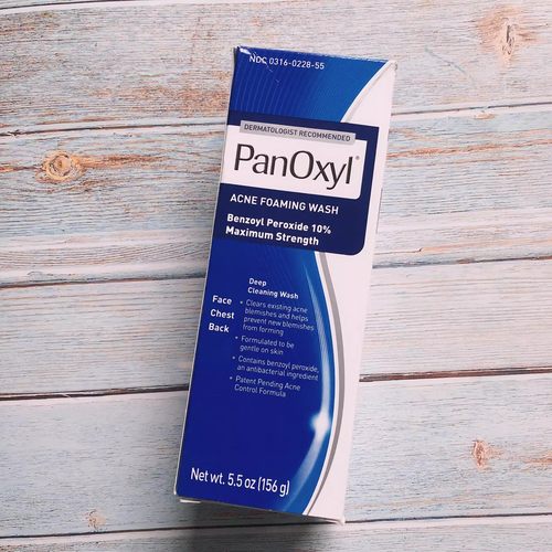 现货速发美国PanOxyl 洁面乳 BPO洗面奶 10%过氧化苯甲酰 156g