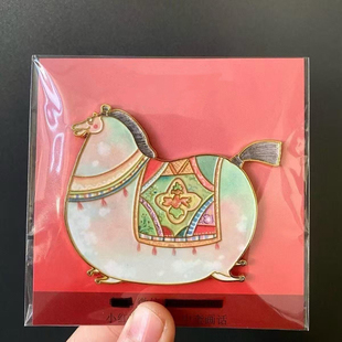 2026马年文创胖马冰箱磁贴亚克力装饰送朋友新年家居纪念个性礼物