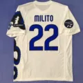 10/11 Inter Milan Away + #22 + 2 Patches
