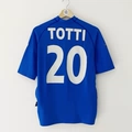 2000 Italy Home Jersey - Custom Printed #20 Totti + Armband